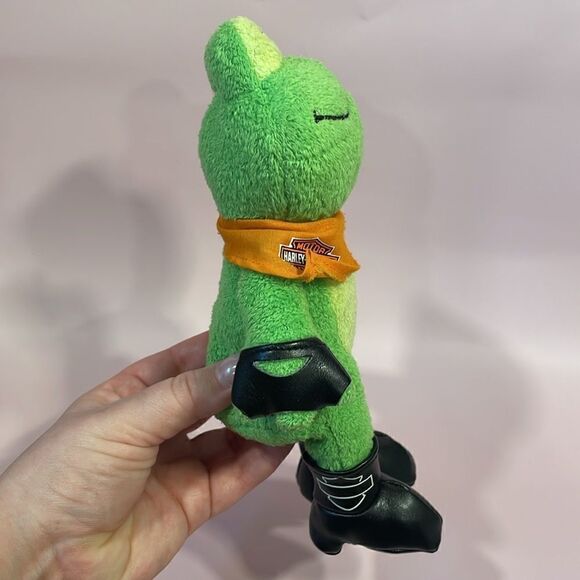2009 Harley Davidson Revit The Frog Bean Bag Plush 8.5” long Good Used Condition - Picture 4 of 9
